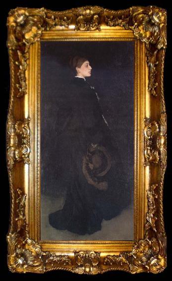 framed  James Abbott Mcneill Whistler Miss Rosa Corder, ta009-2